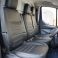 Ford Transit Custom Tailored Faux Leather Van Seat Covers - Full Set Black
