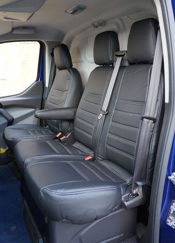 Tailored Faux Leather Van Seat Covers - Full Set