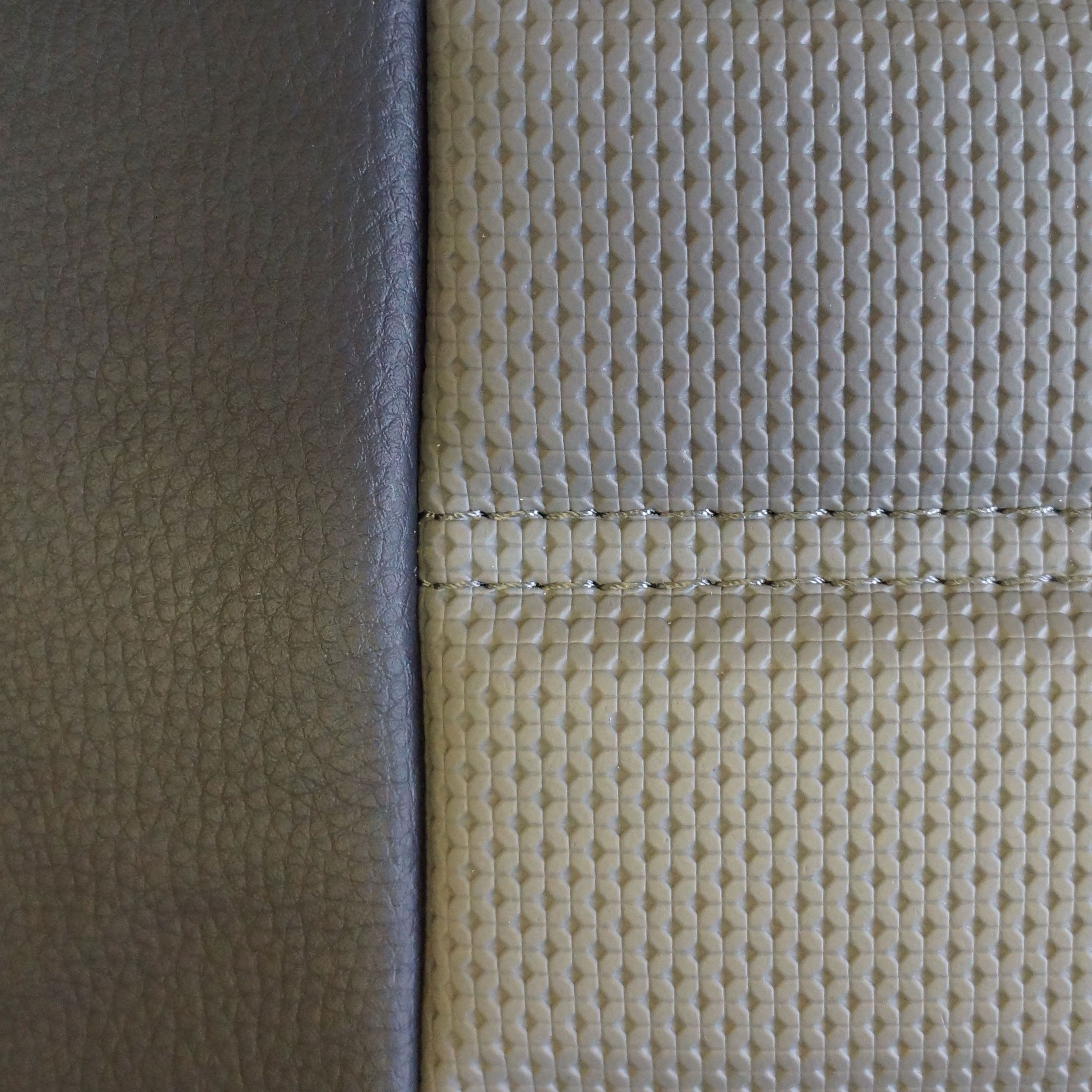 Black Van Seat Covers with Grey Insert - Example