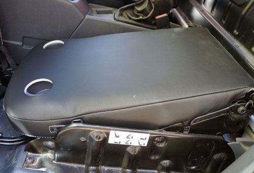 Passenger Seat Folded Down