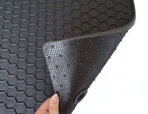 Renault Trafic Moulded Rubber Van Mats - Anti Slip Backing