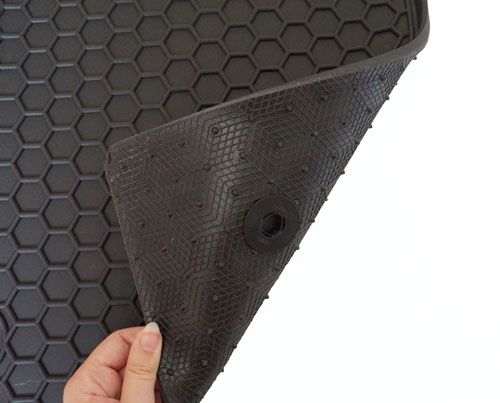 Ford Transit Custom Moulded Rubber Van Mats - Anti Slip Backing