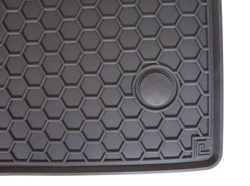 Ford Transit Custom Moulded Rubber Van Mats - Raised Edge