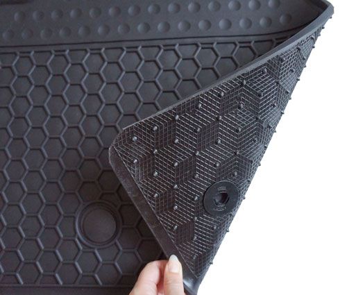 Ford Transit Connect Moulded Rubber Van Mats - Anti Slip Backing