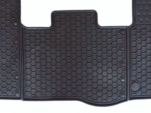 Ford Transit Moulded Rubber Van Mats - Sections clip together