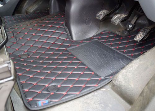 Ford Transit Custom Faux Leather Van Mat with PVC Heelpad