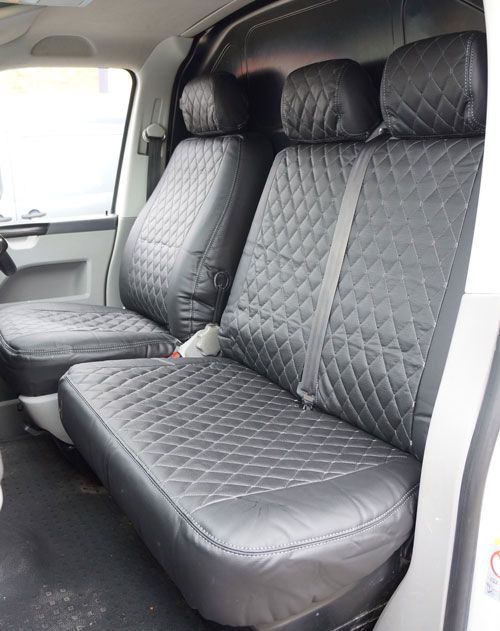 Transporter Tailored Faux Leather Seat Covers - Diamond