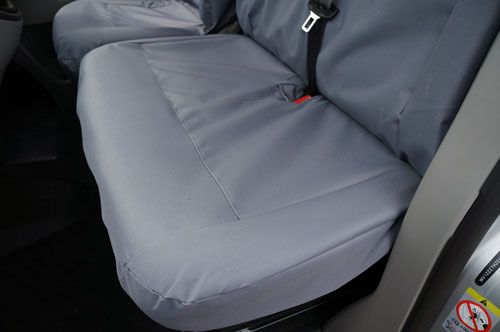 Grey VW Transporter Seat Covers - Seat Belt Compatible
