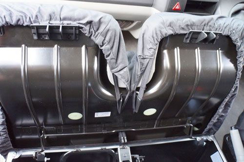 VW Transporter Passenger Seat Cover Fixings