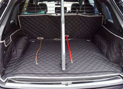 Audi Q7 Custom Made Boot Liner with Dog Guard Fitted