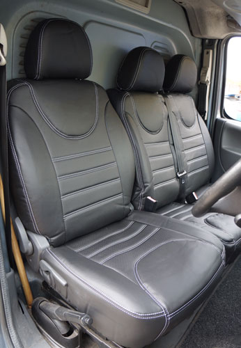Luxury Faux Leather Van Seat Covers - Best Seat Covers For Transit Custom